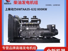 800KW上柴動力柴油發(fā)電機組 6WTAA35-G32解說視頻