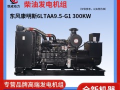 300KW東風(fēng)康明斯柴油發(fā)電機組 柴油機型號6LTAA9.5-G1